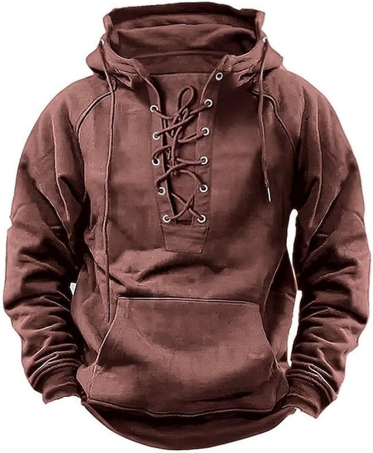 Tactical Hoodies for Men 2025 Vintage Quater-Zip Pullover Sweatshirt Casual Long Sleeve Cargo Hoodies with Pocket