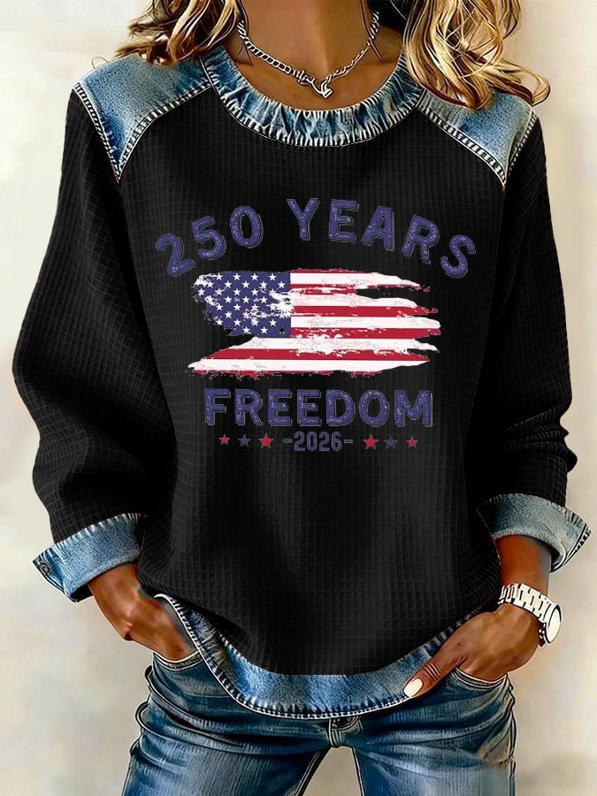 Women's 250th Anniversary USA Print Sweatshirt