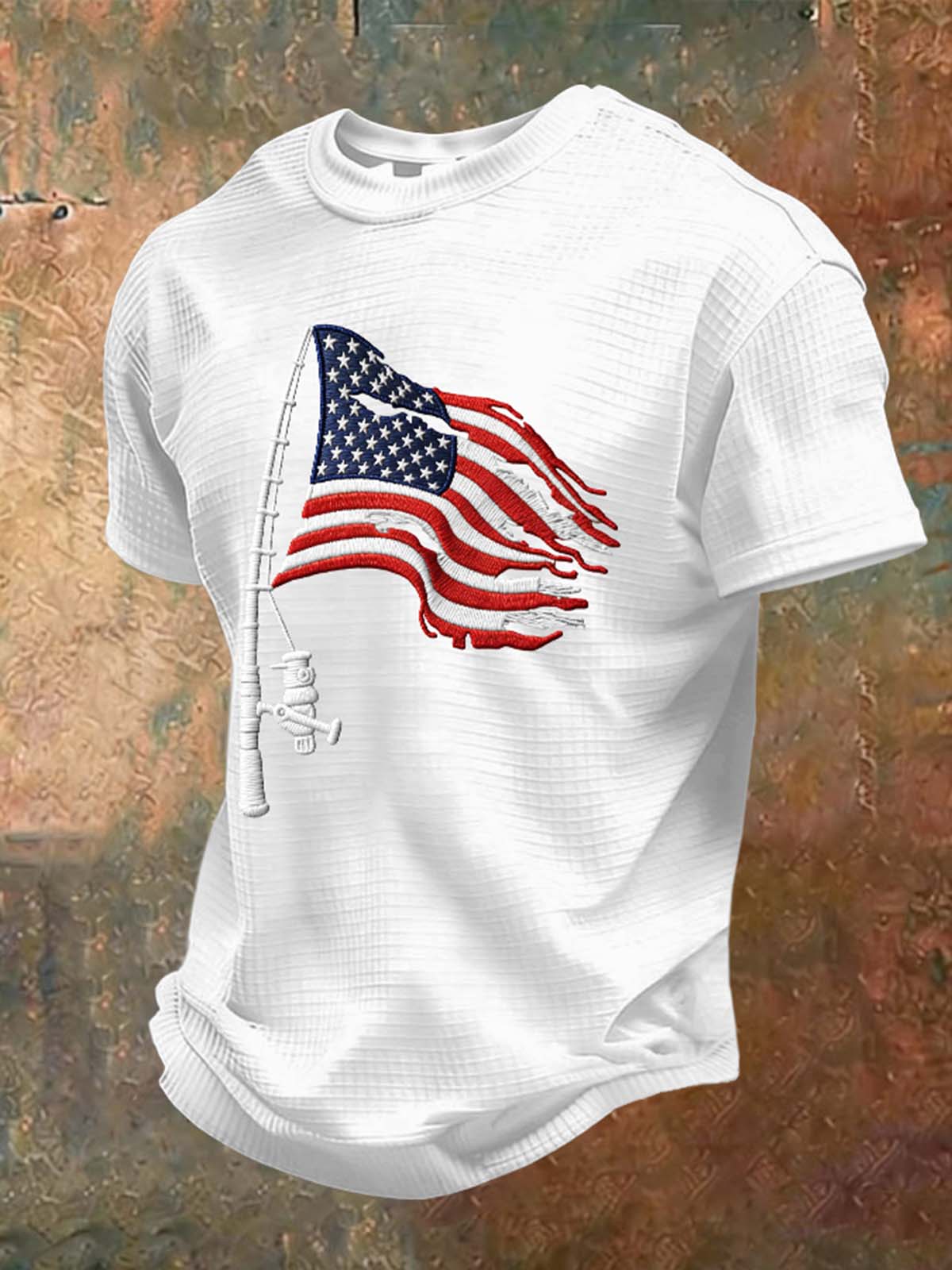 Men's Fishing Enthusiasts Print Short-Sleeve T-Shirt