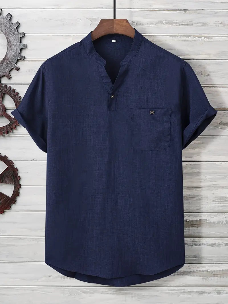 Jarvis | Short-sleeved shirt with chest pocket