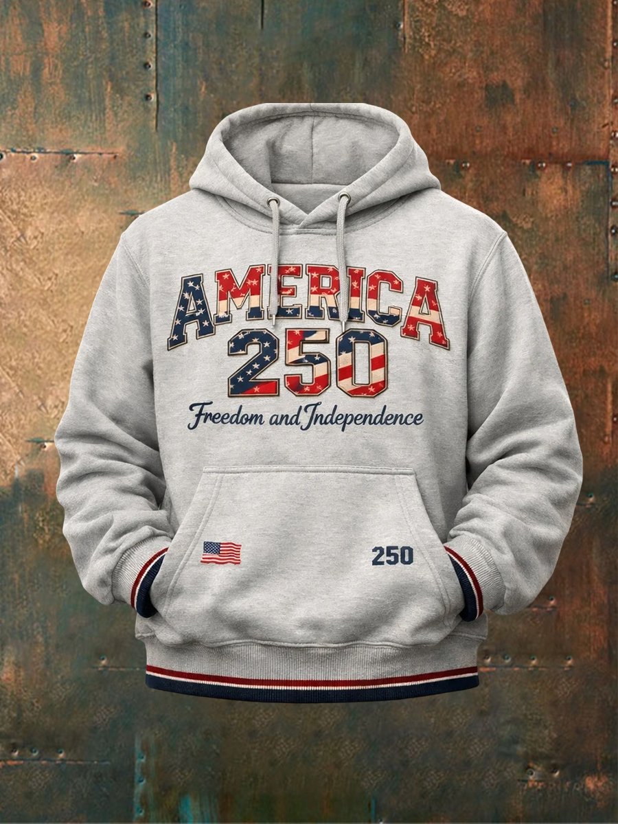 Unisex USA 250th Anniversary Print Hoodie