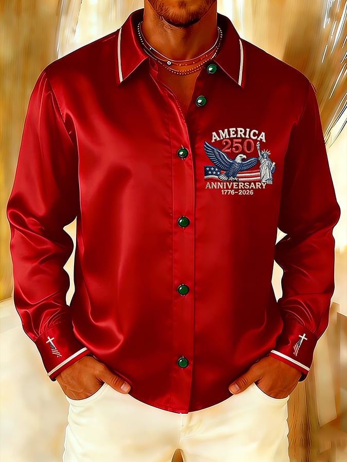 Men's  250th Anniversary of the United States  Faith Print Shirt