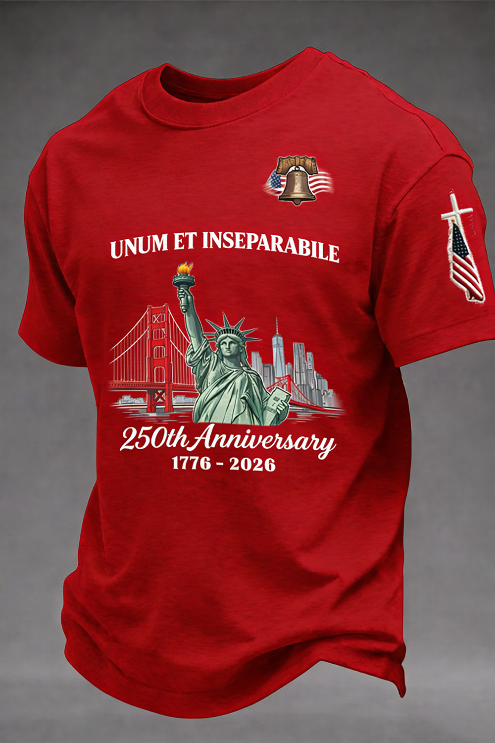 America 250th Anniversary Patriotic T-Shirt