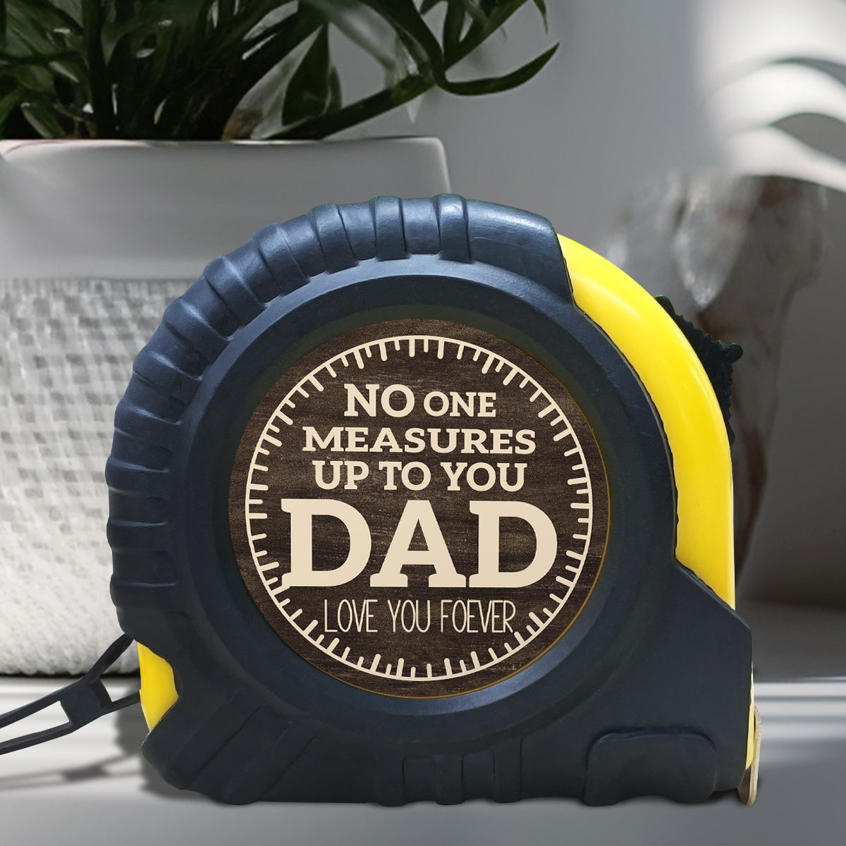 🔧 “No One Measures Up To You Dad” Tape Measure A Gift That Measures Love, Not Just Length ❤️