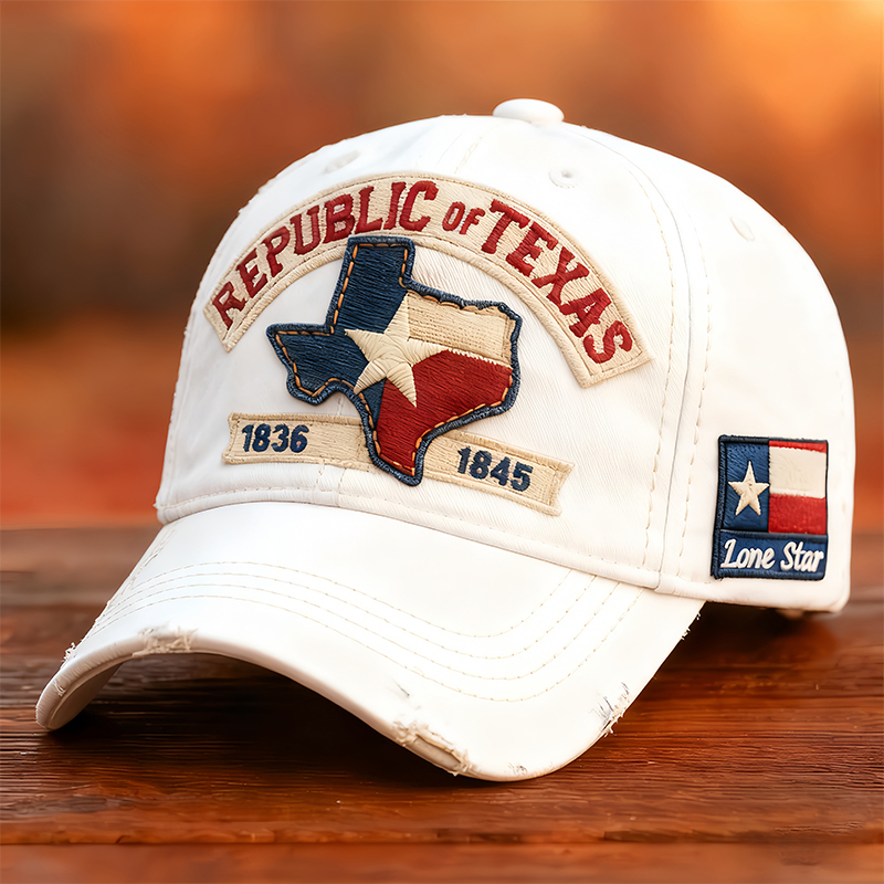 🔥LAST DAY 49% OFF -🤩"Lone Star Legacy" Texas Republic Cap