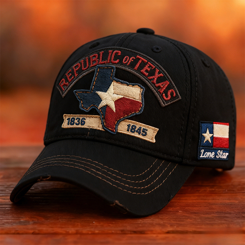 🔥LAST DAY 49% OFF -🤩"Lone Star Legacy" Texas Republic Cap