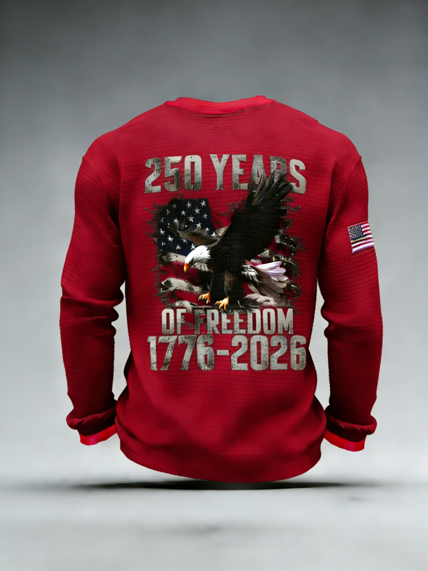 Men'S Casual T-Shirt With American 250th Anniversary Print