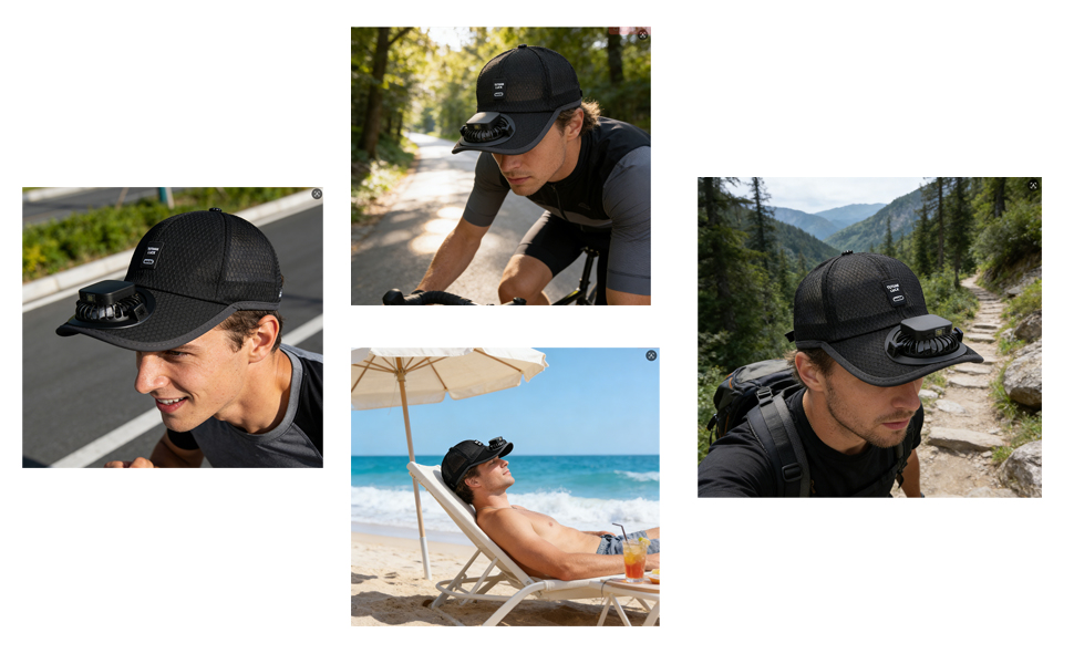 Adults Mesh Baseball Cap Fishing Beach