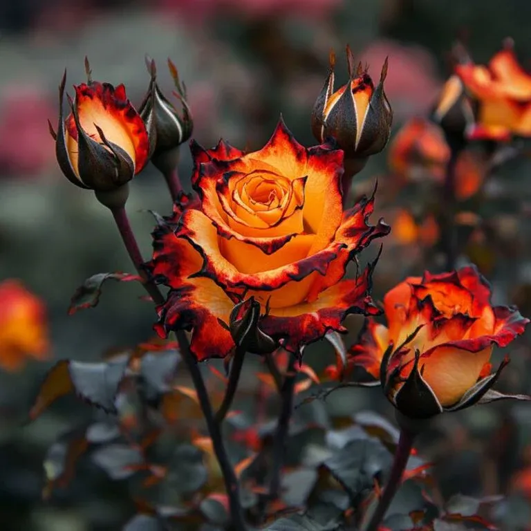 🔥🌹Flaming Rose Seeds🌱 Grow Vibrant Roses from Seed