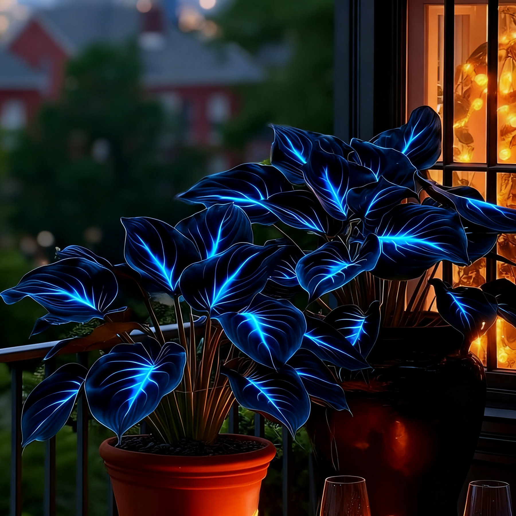 💥 2025 Hot New Release –Midnight Aurora Hosta, The Plant That Glows at Night 🌌