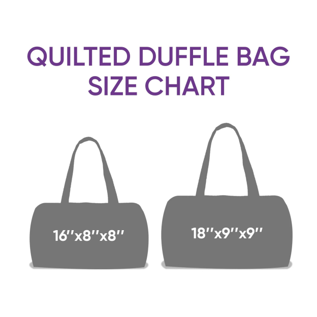Hippie Van Quilted Duffle Bag