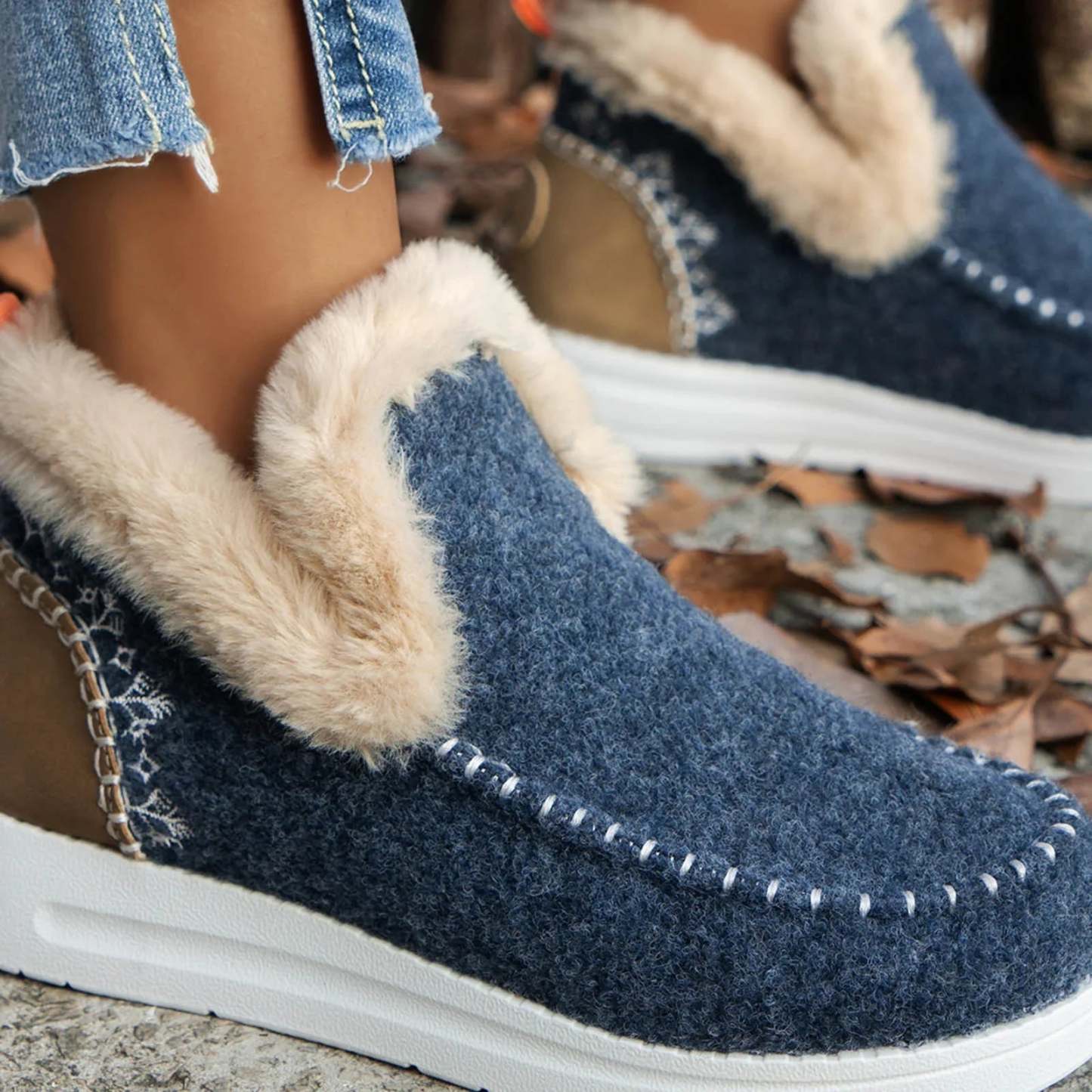 🔥Hot Sale 49% OFF🔥 - Kickly Orthopedic Fleece Slip-On Boots