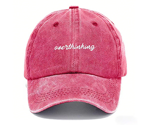 Overthinking Baseball Cap
