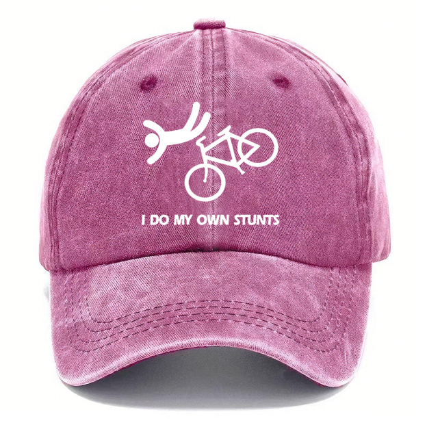 I Do My Own Stunts Hat | Vintage Washed Baseball Cap