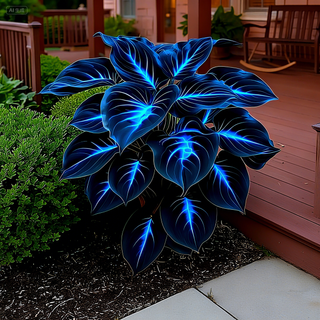 💥 2025 Hot New Release –Midnight Aurora Hosta, The Plant That Glows at Night 🌌