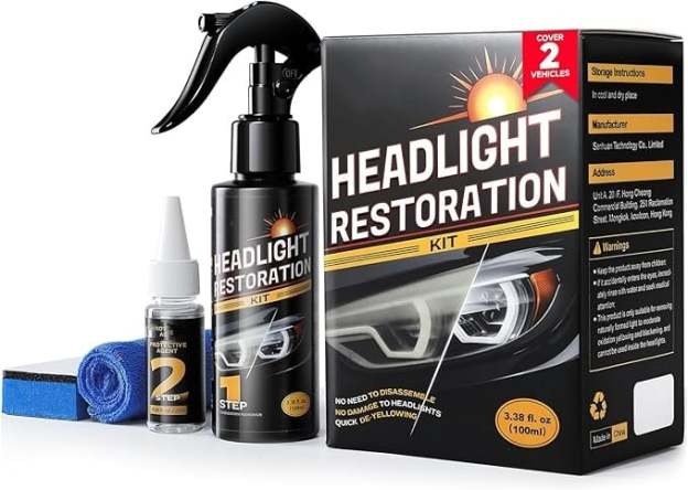 🔥Last Day 50% OFF - Car Headlight Restoration Kit