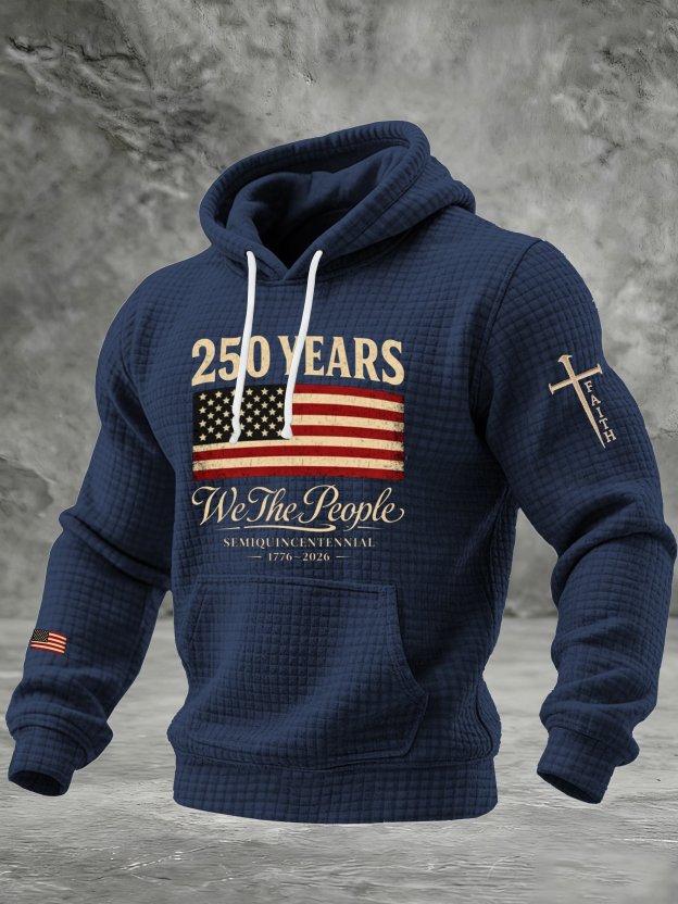 🎖️Men's Casual Printed Hooded Sweatshirt