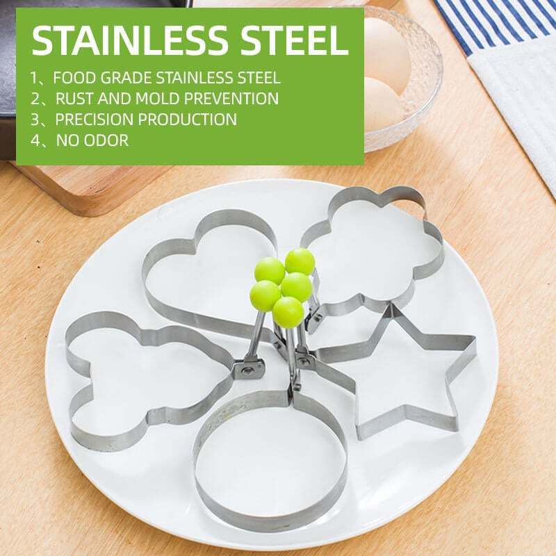 Stainless Steel Fried Egg Molds