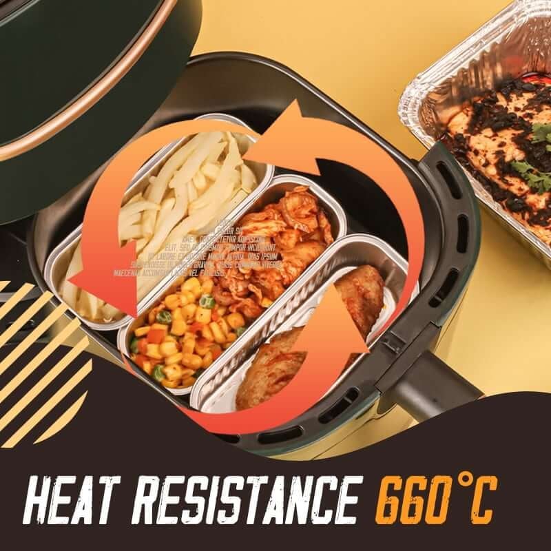 Aluminum Foil Mini Pans🍗Barbecue🍰Bake🍳Air fryer