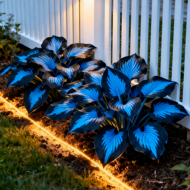 💥 2025 Hot New Release –Midnight Aurora Hosta, The Plant That Glows at Night 🌌