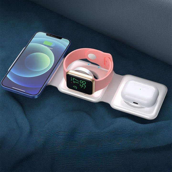 3 in 1 Portable Wireless Travel Charger