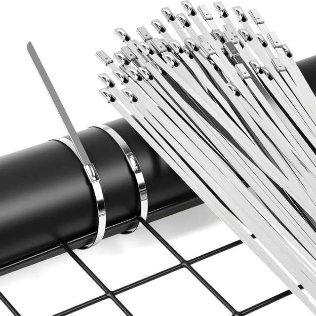 🔥Stainless Steel Cable Tie Gun with Metal Zip Ties