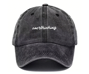 Overthinking Baseball Cap