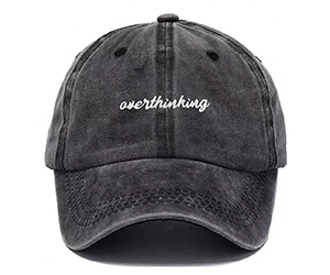 Overthinking Baseball Cap