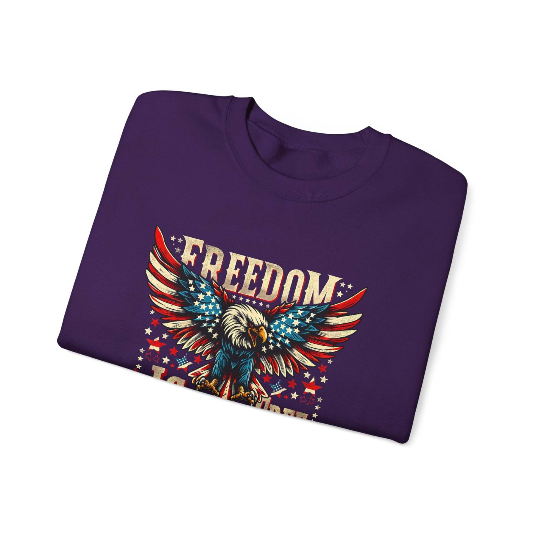 Sweatshirt — 'Freedom Is Not Free' American Eagle Patriotic Crewneck