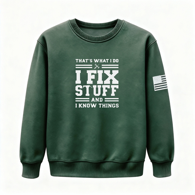 🔥I Fix Stuff & Know Things – The T Shirts for Problem-Solvers 🔧