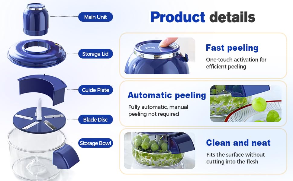 Electric Grape Peeling Machine