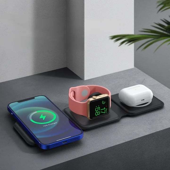 3 in 1 Portable Wireless Travel Charger