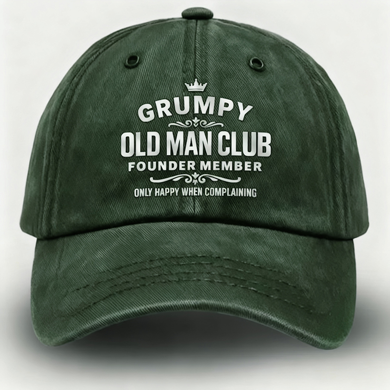 Gift Cap – Washed Demi Cap for Men