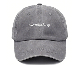 Overthinking Baseball Cap