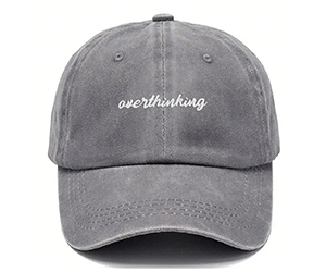 Overthinking Baseball Cap