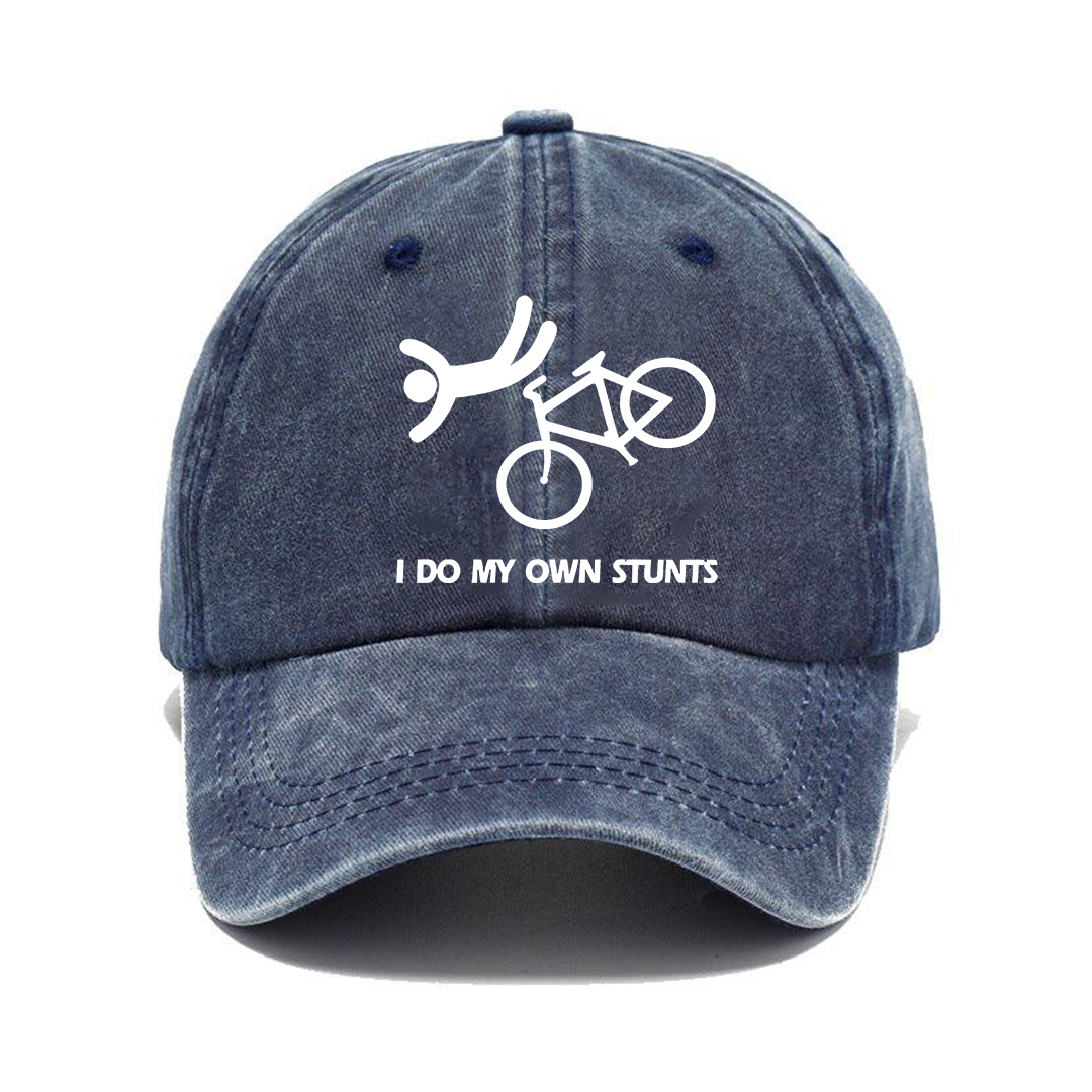 I Do My Own Stunts Hat | Vintage Washed Baseball Cap