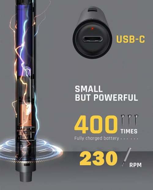 🎁Hot Promotion🔥E1 MAX 3.7V Mini Electric Screwdriver 52-in-1