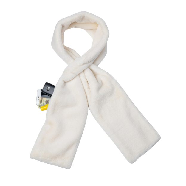 🔥LAST DAY 49% OFF – 🧣✨Faux Fur Scarf With Hidden Zipper Pocket For Cell Phone and Valuables