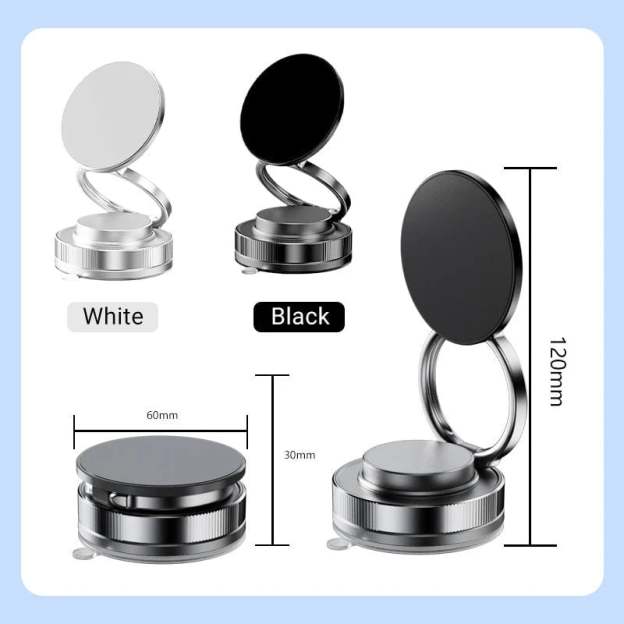 Magnetic Phone Holder with Suction Cup