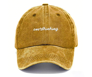 Overthinking Baseball Cap
