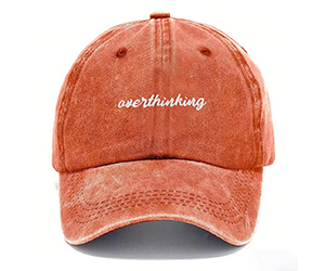 Overthinking Baseball Cap
