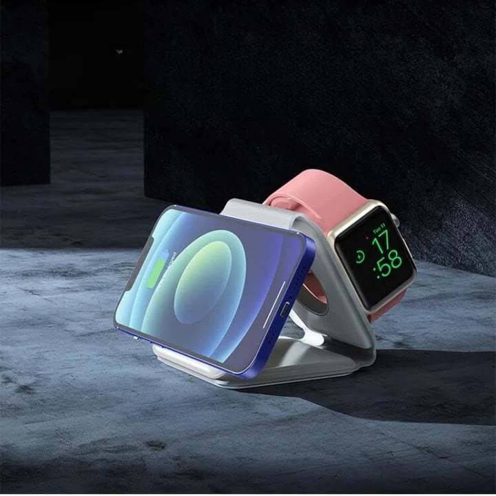 3 in 1 Portable Wireless Travel Charger
