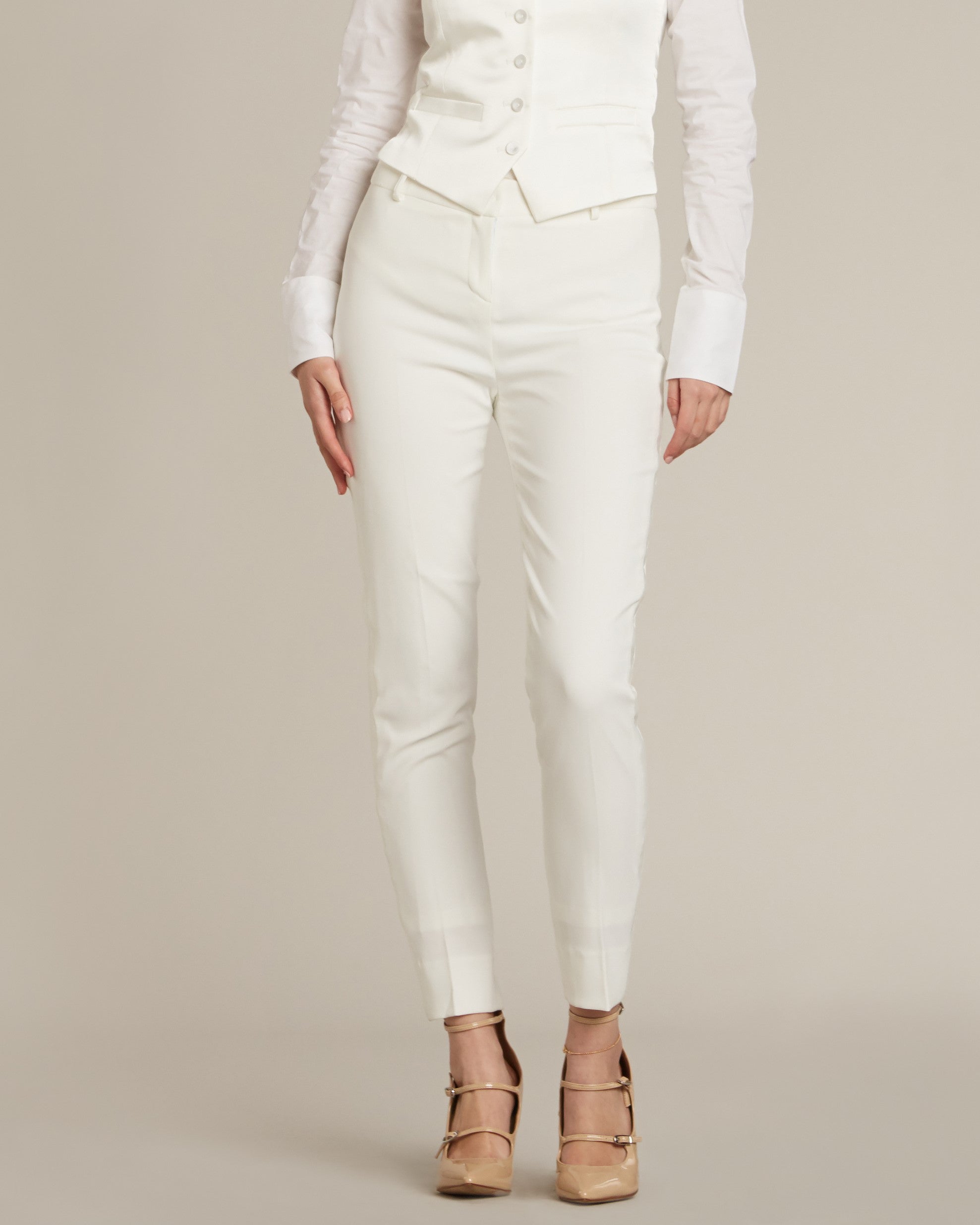 Size-Friendly Must-Have! Comfortable Drape Slim Pants - Great for Work & Errands