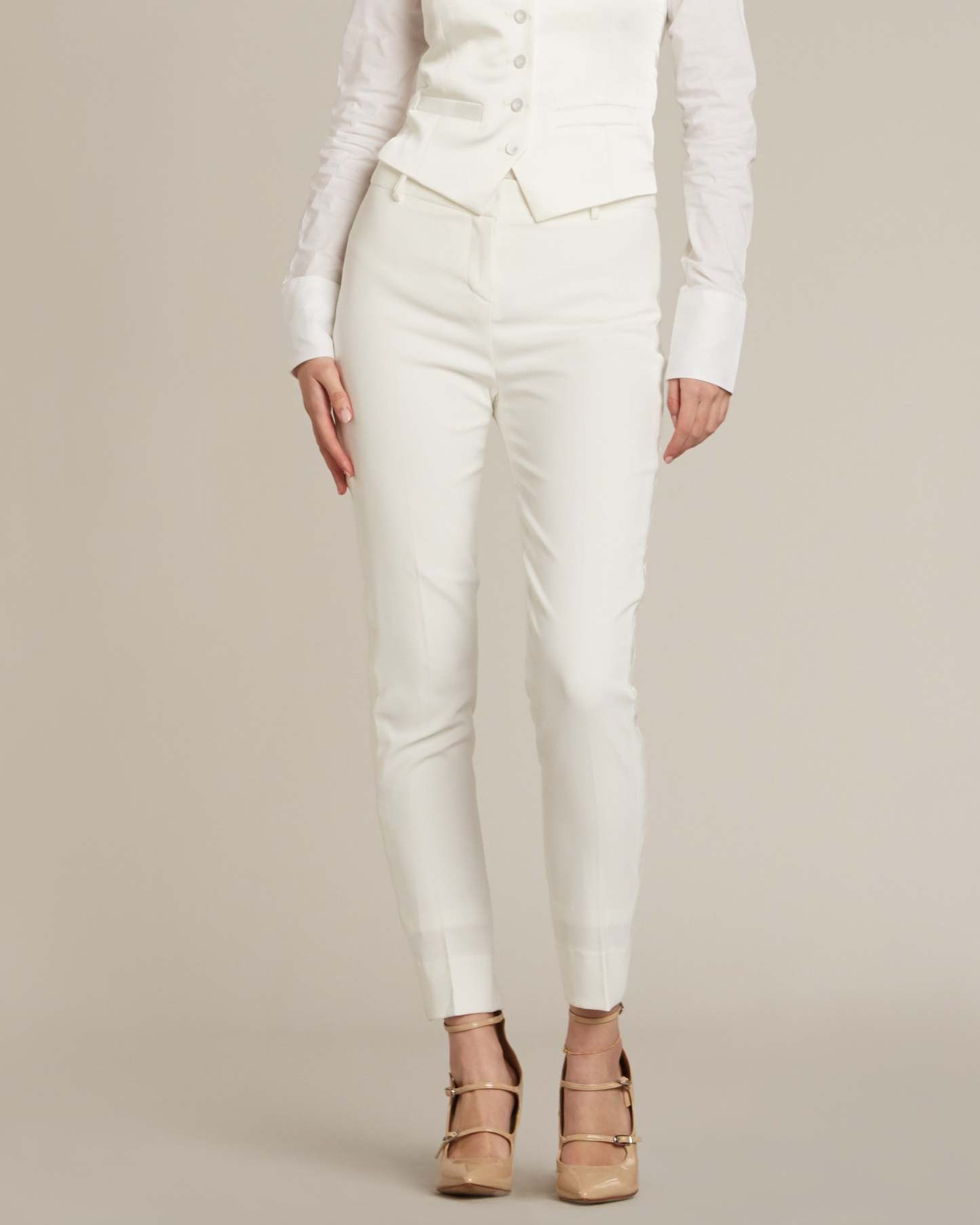 Size-Friendly Must-Have! Comfortable Drape Slim Pants - Great for Work & Errands