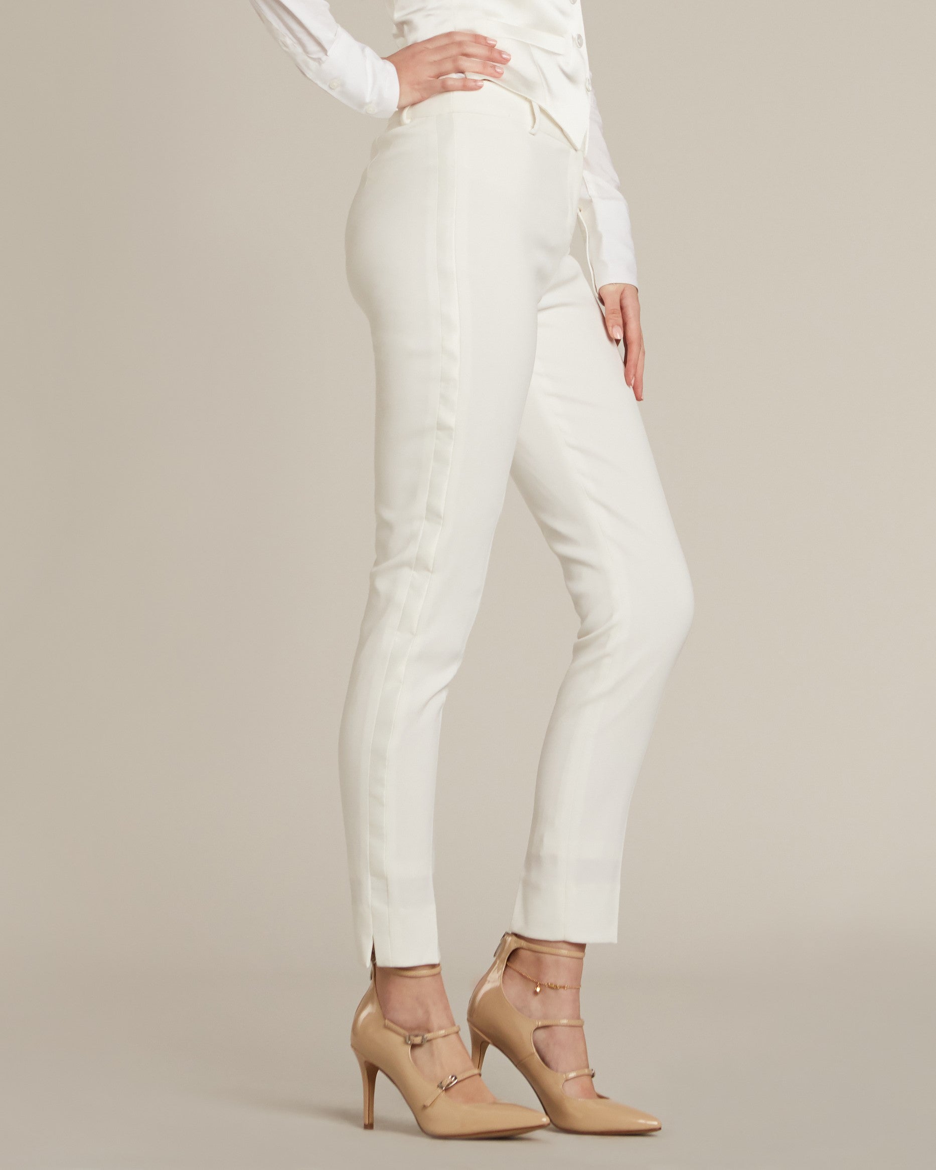 Size-Friendly Must-Have! Comfortable Drape Slim Pants - Great for Work & Errands