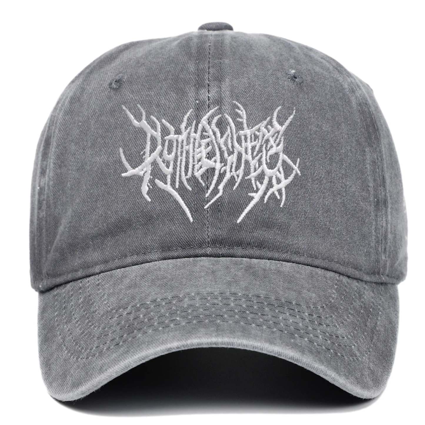 Fashion Washed Baseball Caps for Men Women Goth Rock Embroidered Casual Cap Outdoor Streetwear Hats Snapback Dad Hat Hip Hop Cap