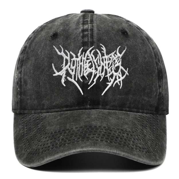 Fashion Washed Baseball Caps for Men Women Goth Rock Embroidered Casual Cap Outdoor Streetwear Hats Snapback Dad Hat Hip Hop Cap