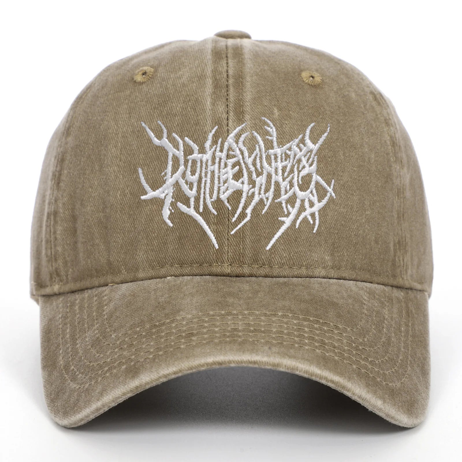 Fashion Washed Baseball Caps for Men Women Goth Rock Embroidered Casual Cap Outdoor Streetwear Hats Snapback Dad Hat Hip Hop Cap
