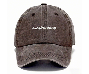 Overthinking Baseball Cap