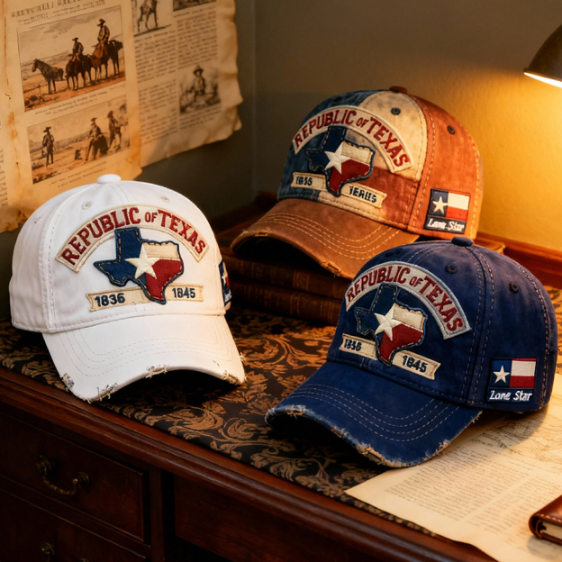 🔥LAST DAY 49% OFF -🤩"Lone Star Legacy" Texas Republic Cap